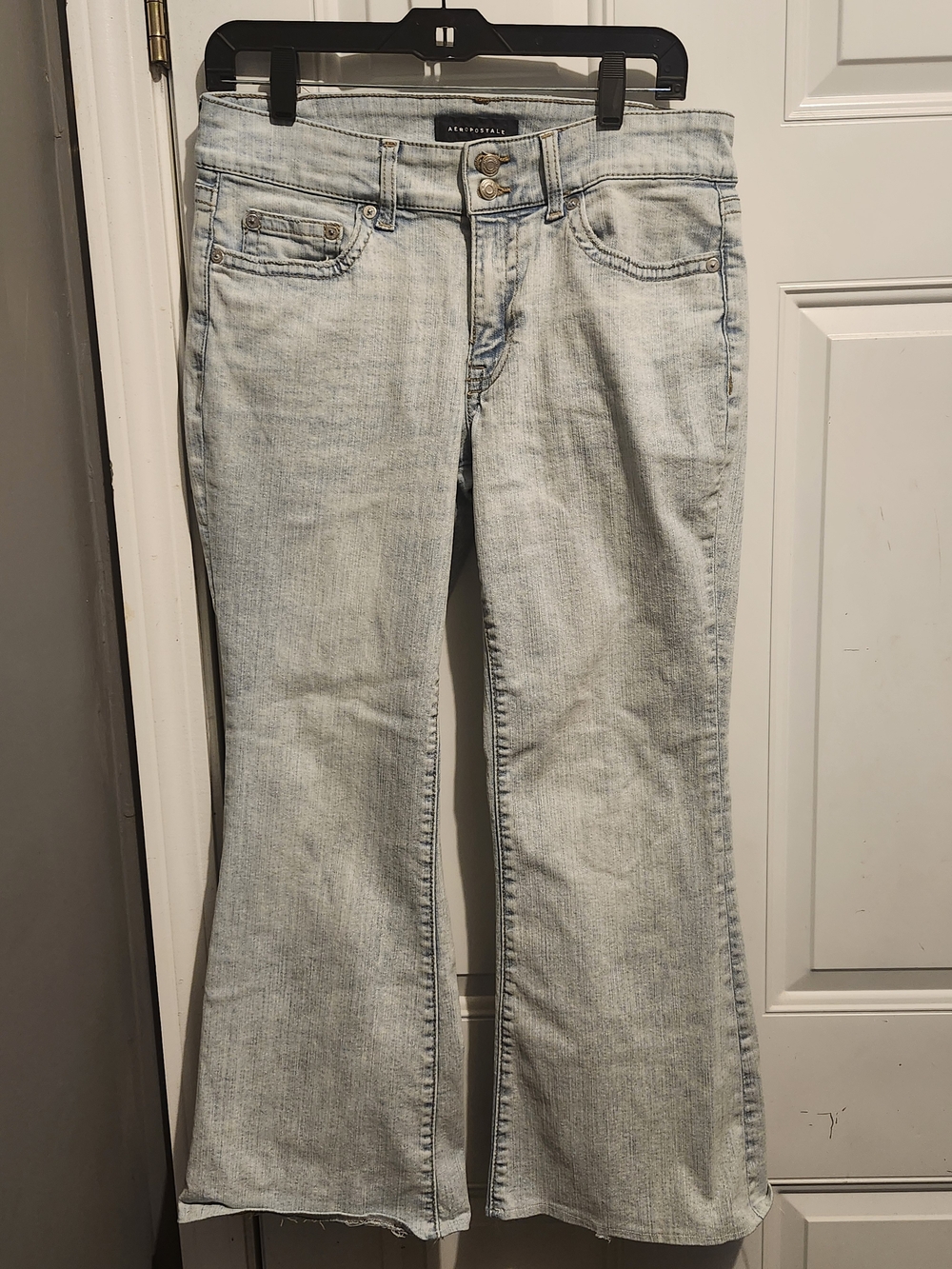 Aeropostale Light Wash Flared Jeans